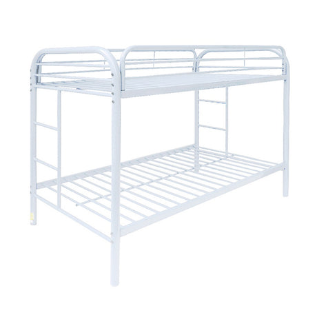 Thomas White Bunk Bed (Twin/Twin) - Ornate Home