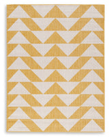 Thomley Ivory/Yellow 5' x 7' Rug - Ornate Home