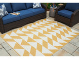 Thomley Ivory/Yellow 8 x 10 Rug (Online Special Price) - Ornate Home