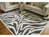 Thomwith Black/Ivory 7'10" x 10'1" Rug (Online Special Price) - Ornate Home
