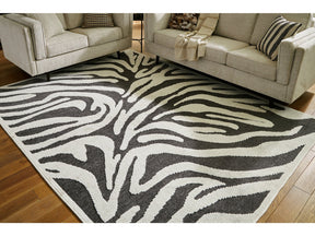 Thomwith Black/Ivory 7'10" x 10'1" Rug (Online Special Price) - Ornate Home