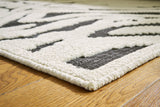 Thomwith Black/Ivory 7'10" x 10'1" Rug (Online Special Price) - Ornate Home