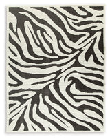 Thomwith Black/Ivory 7'10" x 10'1" Rug - Ornate Home