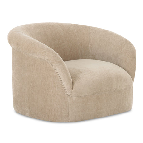 Thora Beige Lounge Chair - Ornate Home