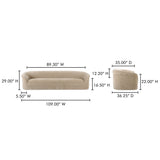 Thora Beige Sofa - Ornate Home