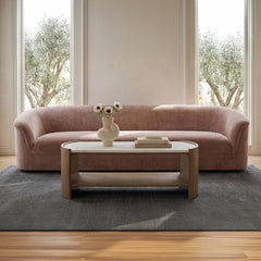 Thora Blush Sofa - Ornate Home