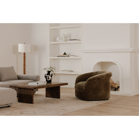 Thora Dark Green Lounge Chair - Ornate Home