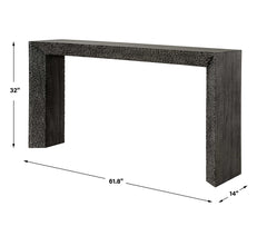 Thoreau Ebony Console Table - Ornate Home