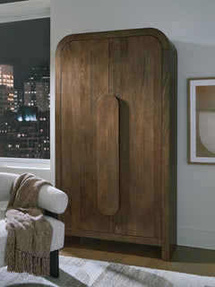 Thoren Medium Brown Accent Cabinet - Ornate Home