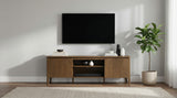Thori Dark Brown 63-inch 2-door TV Stand Media Console - Ornate Home