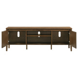 Thori Dark Brown 63-inch 2-door TV Stand Media Console - Ornate Home