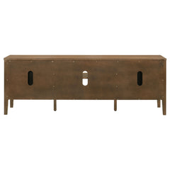 Thori Dark Brown 63-inch 2-door TV Stand Media Console - Ornate Home