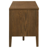 Thori Dark Brown 63-inch 2-door TV Stand Media Console - Ornate Home
