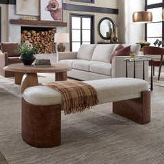 Thorian Off-White Bench - Ornate Home