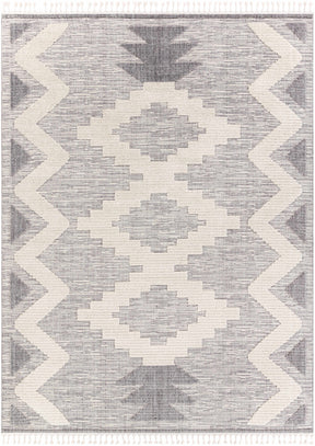 Thornburg High/Low Pile Rug with Tassels - Clearance - Ornate Home