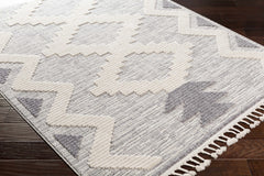 Thornburg High/Low Pile Rug with Tassels - Clearance - Ornate Home