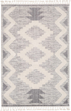 Thornburg High/Low Pile Rug with Tassels - Clearance - Ornate Home