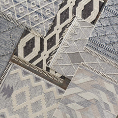 Thornburg High/Low Pile Rug with Tassels - Clearance - Ornate Home