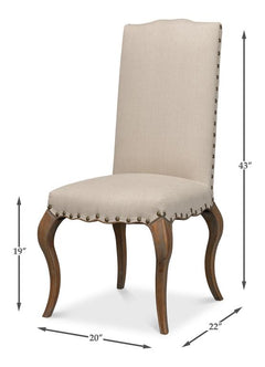 Thorne Beige Side Chair (Set of 2) - Ornate Home
