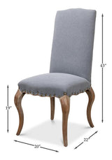 Thorne Blue Side Chair (Set of 2) - Ornate Home