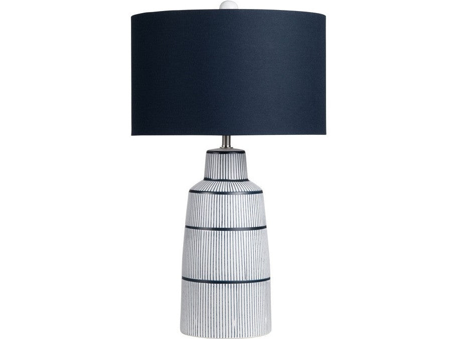 Thorne Navy/White Table Lamp - Ornate Home