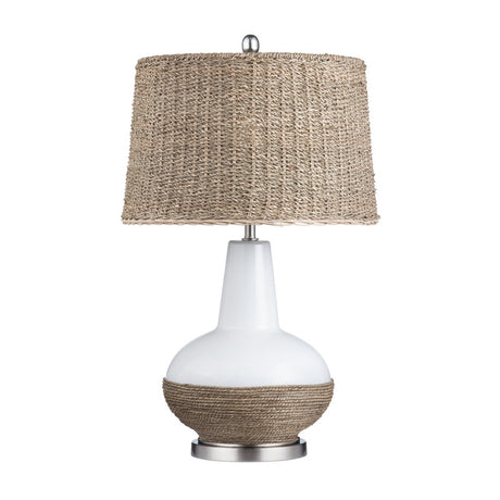 Thornwood White/Natural Table Lamp - Ornate Home