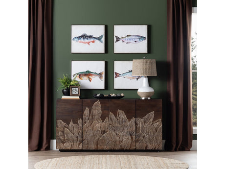 Thornwood White/Natural Table Lamp - Ornate Home