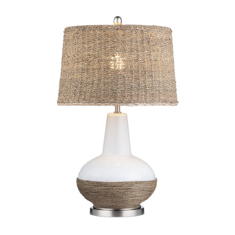 Thornwood White/Natural Table Lamp - Ornate Home