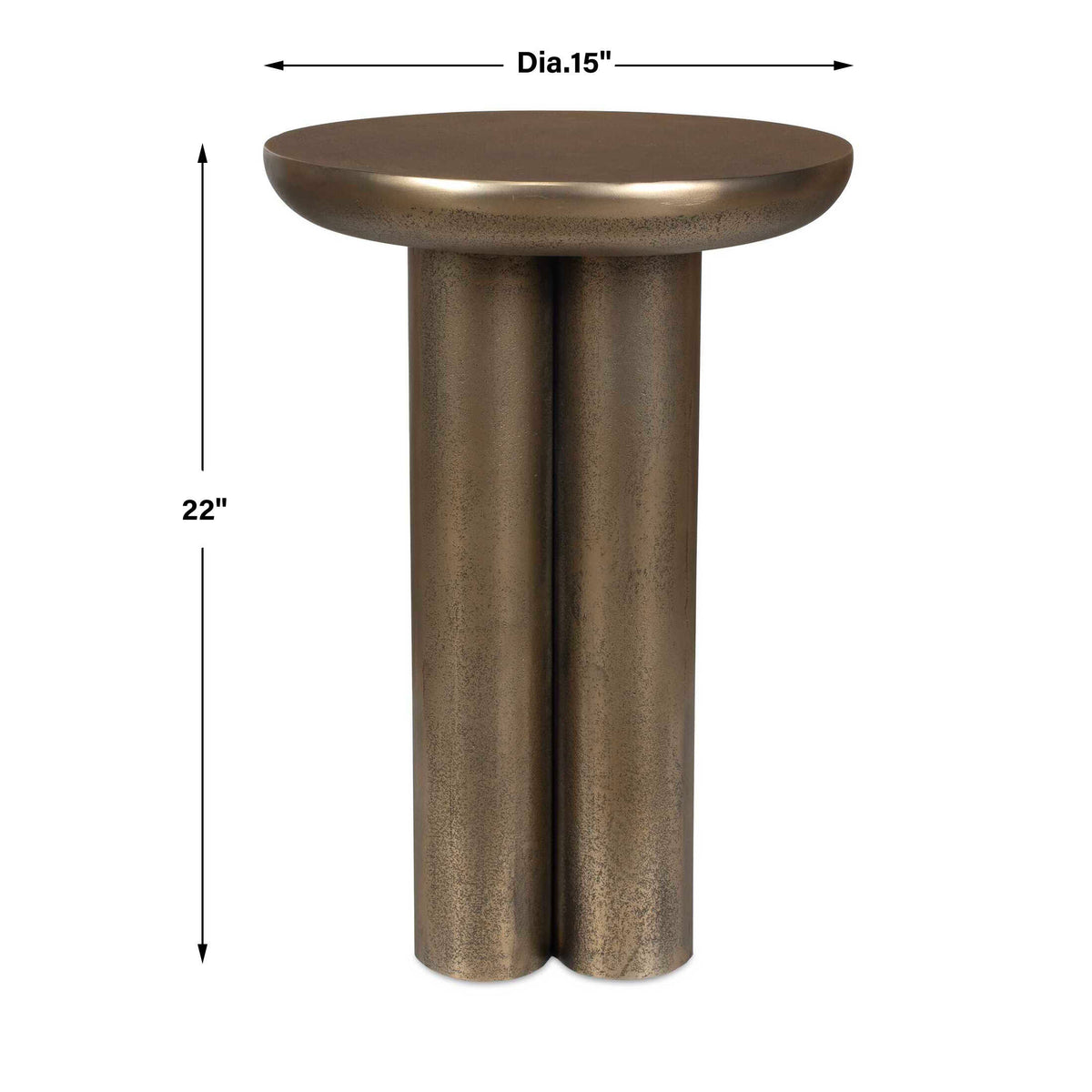 Thorp Brass Outdoor Accent Table - Ornate Home