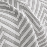 Three Layer Woven Soft Breathable Sofa Cover Blanket, Textured Chevron Couch Cover - Ornate Home