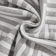 Three Layer Woven Soft Breathable Sofa Cover Blanket, Textured Chevron Couch Cover - Ornate Home