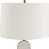 Three Rings Brass Contemporary Table Lamp - Ornate Home
