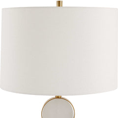 Three Rings Brass Contemporary Table Lamp - Ornate Home
