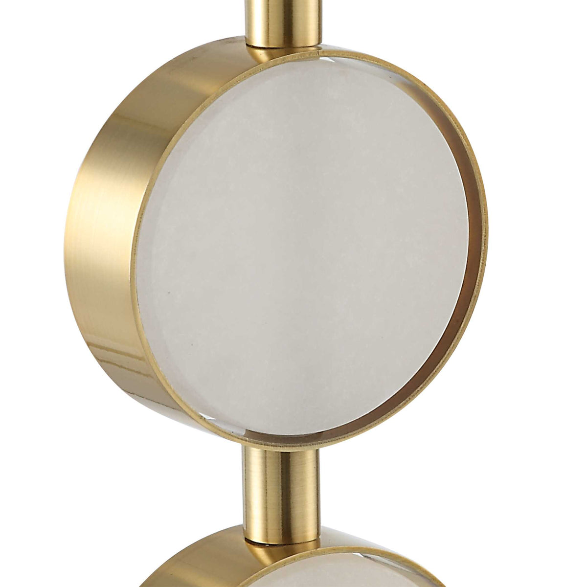 Three Rings Brass Contemporary Table Lamp - Ornate Home