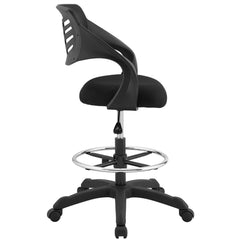 Thrive Black Mesh Drafting Chair - Ornate Home