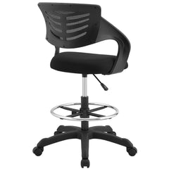 Thrive Black Mesh Drafting Chair - Ornate Home