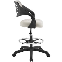 Thrive Gray Mesh Drafting Chair - Ornate Home
