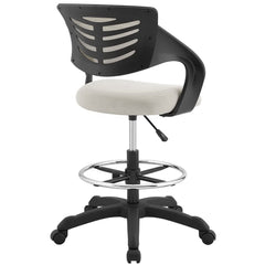 Thrive Gray Mesh Drafting Chair - Ornate Home