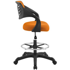 Thrive Orange Mesh Drafting Chair - Ornate Home