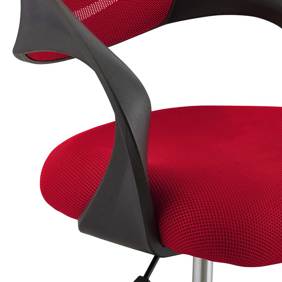 Thrive Red Mesh Drafting Chair - Ornate Home