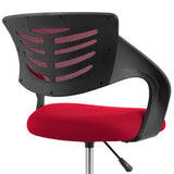 Thrive Red Mesh Drafting Chair - Ornate Home