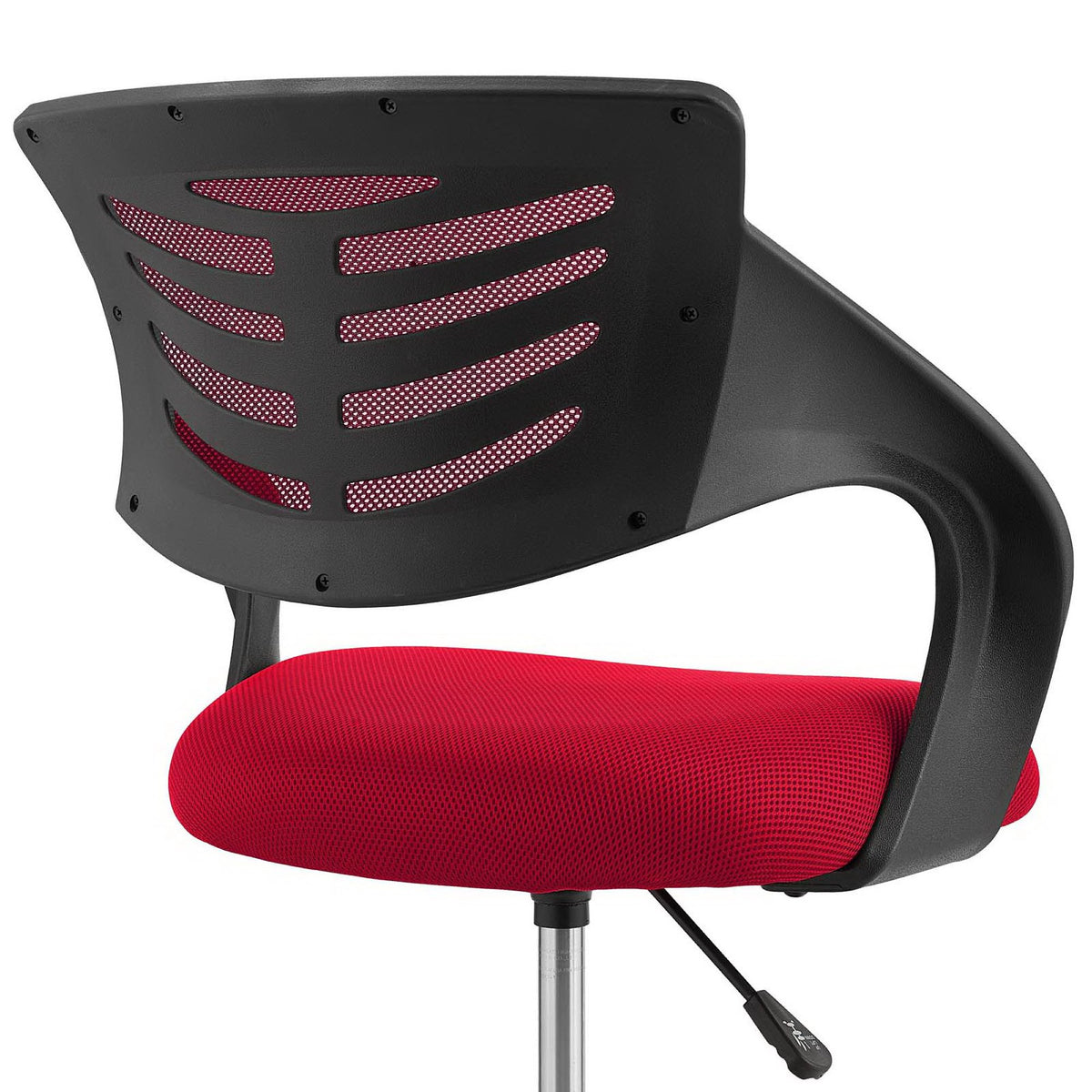 Thrive Red Mesh Drafting Chair - Ornate Home