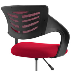 Thrive Red Mesh Drafting Chair - Ornate Home