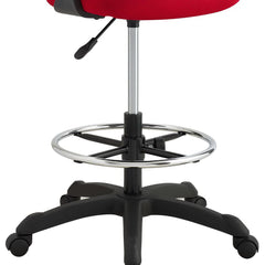 Thrive Red Mesh Drafting Chair - Ornate Home