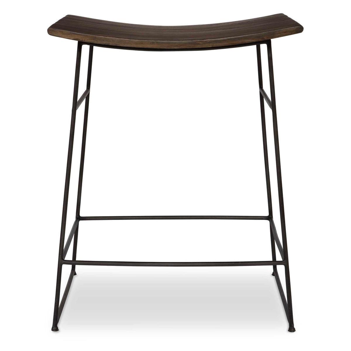 Thura Walnut Counter Stool - Ornate Home