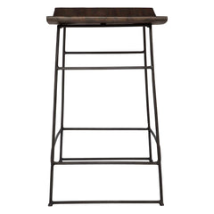 Thura Walnut Counter Stool - Ornate Home