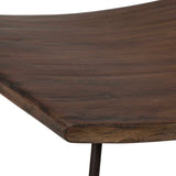 Thura Walnut Counter Stool - Ornate Home