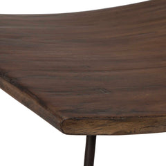 Thura Walnut Counter Stool - Ornate Home