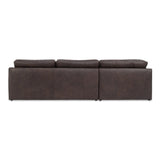 Thurlow Espresso Brown Leather Corner Modular Sectional - Ornate Home