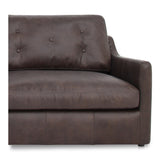 Thurlow Espresso Brown Leather Corner Modular Sectional - Ornate Home
